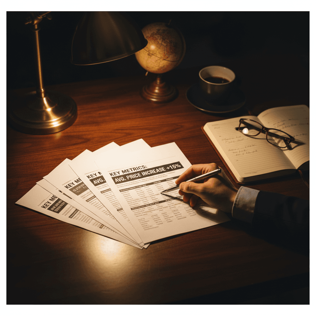 Market comparable analysis documents