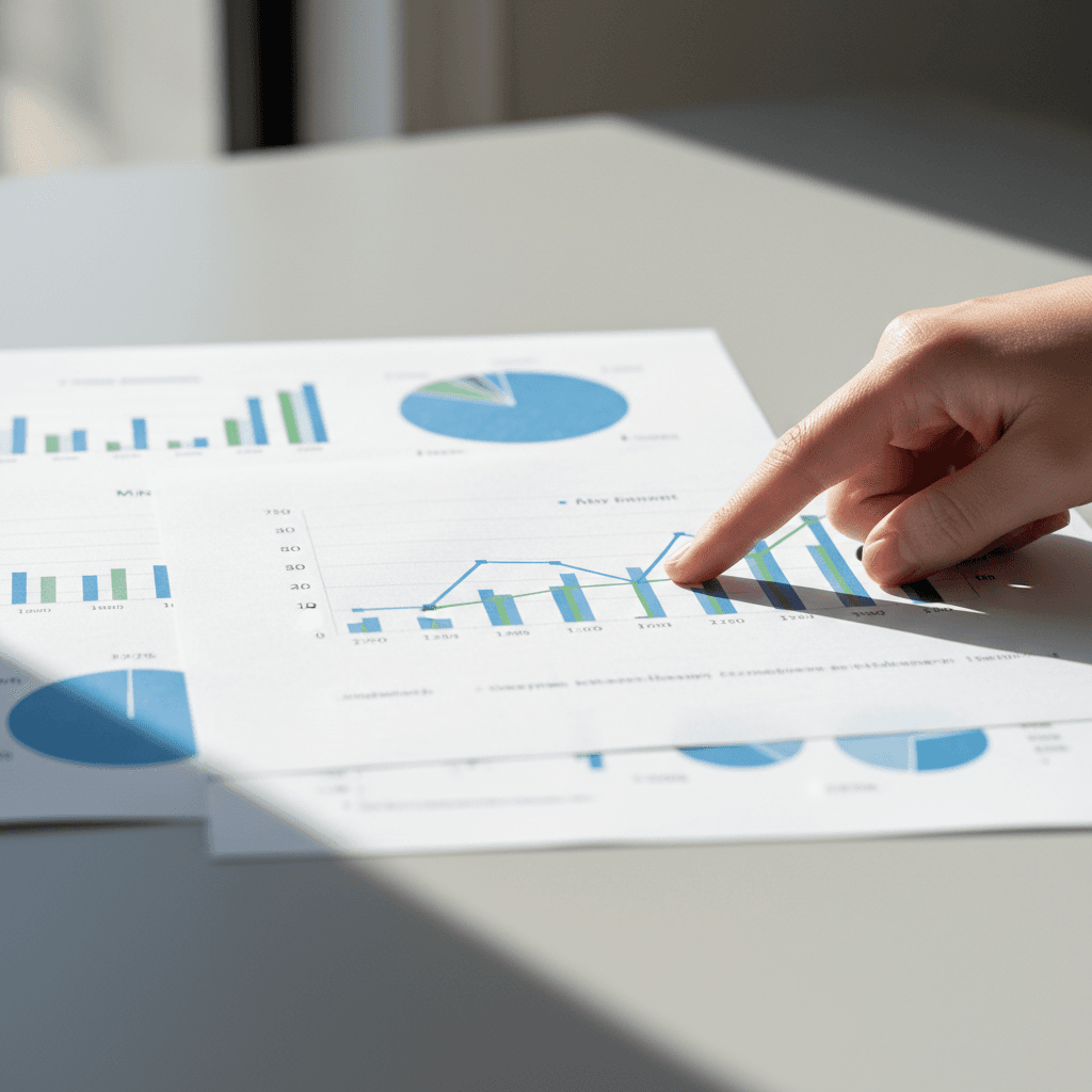 ROI and cash flow projection charts